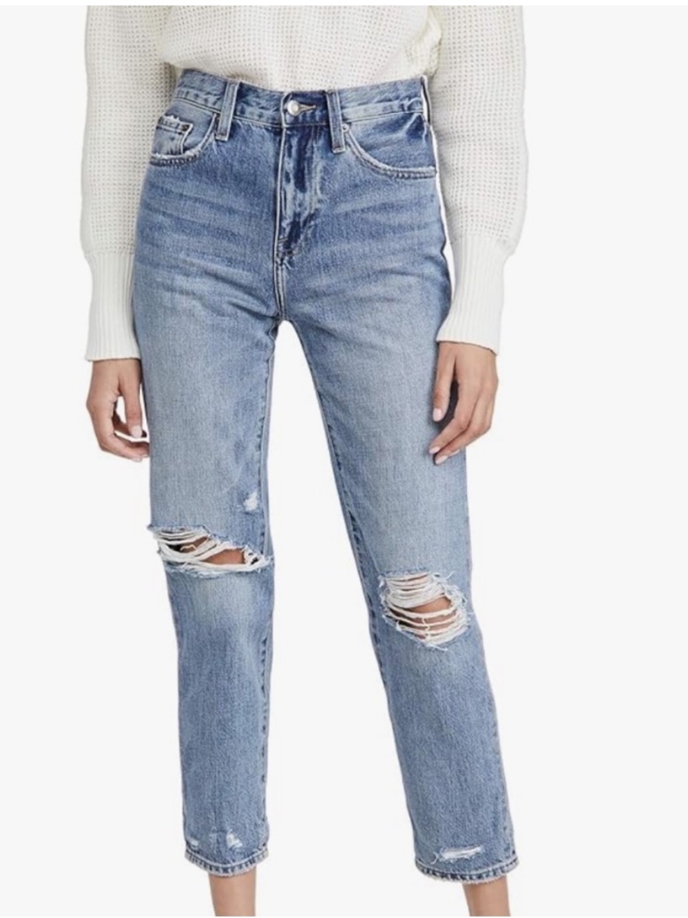 Pistola Presley cropped boyfriend jeans